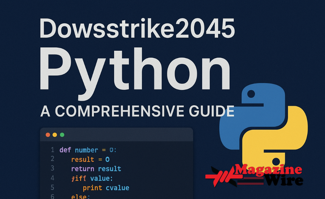 Software Dowsstrike2045 Python – A Comprehensive Guide